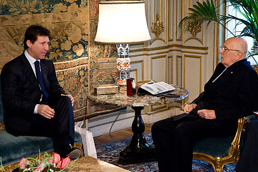 Marco Fabio Sartori a colloquio con il Presidente della Repubblica